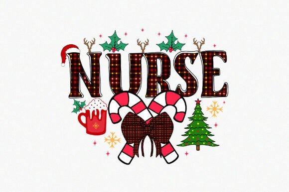 Christmas Nurse PNG 1: Essential Graphics for Crafts