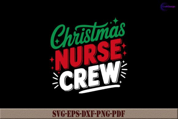 Christmas Nurse SVG: Graphics for Crafts