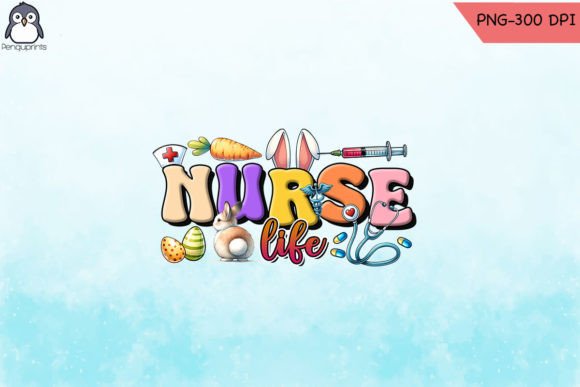 Easter Nurse Life PNG: Graphics for Crafts