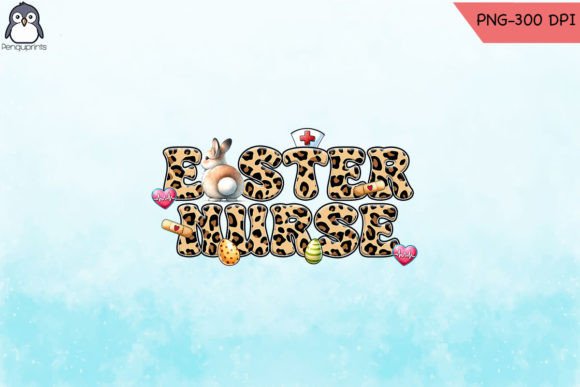 Easter Nurse PNG: Graphics for Crafts & Branding