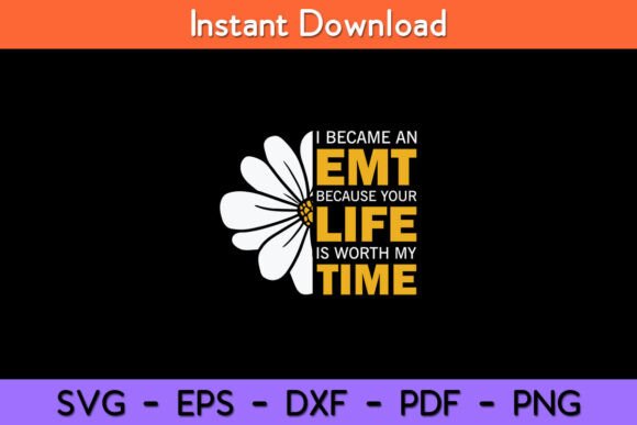 EMT Emergency Medical Technician EMS Graphics for Crafts