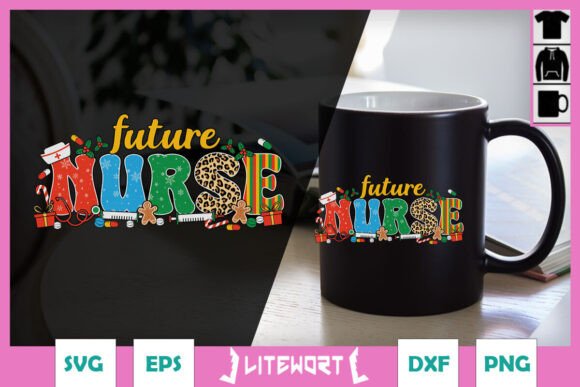 Future Nurse Christmas SVG: Graphics for Crafts