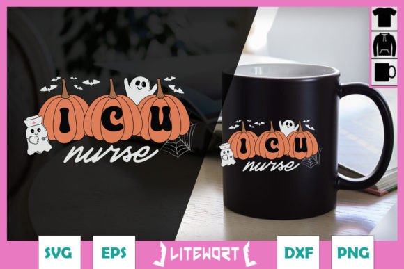ICU Nurse Halloween Pumpkins Ghosts SVG Review