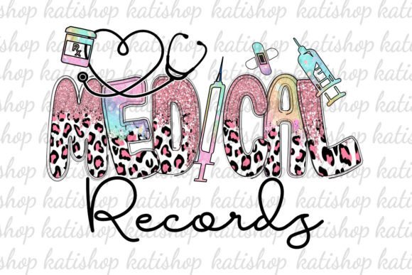 Medical Records Pink Glitter: Crafts & Graphics Review