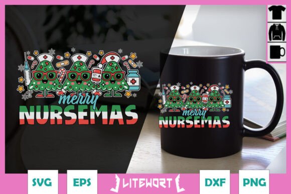 Nurse Christmas SVG: Perfect for Crafts & Graphics