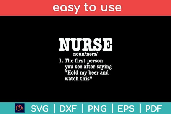 Nurse Definition SVG: Graphics for Crafts & Blogs