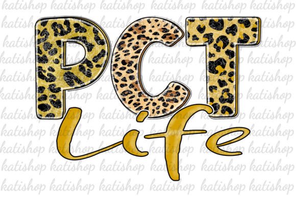 PCT Life Nurse Leopard Png: Graphics for Crafts
